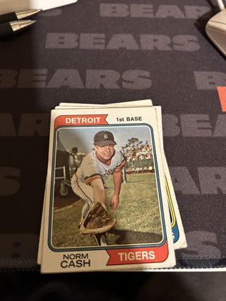 1974 topps norm cash  (rough)