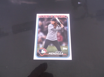 2024 Topps Series 2  Women in Baseball    Jessica Mendoza   insert  card  # wib- 2
