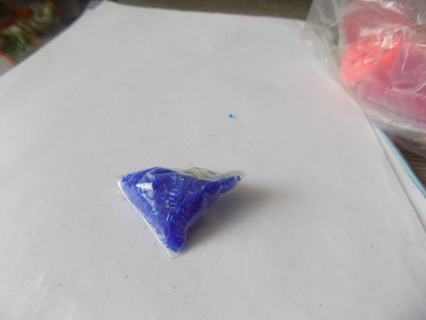 Small baggie royal blue cooking crystals for making suncatchers