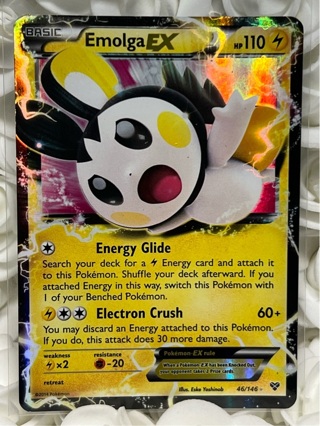 Pokémon TCG Emolga EX 46/146 Holo 