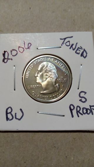 2006-S-BU- TONED PROOF SOUTH DAKOTA STATE QUARTER.. HIGH BIDDER WINS