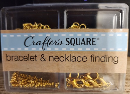 NEW - Crafter's Square - Gold Finish Bracelet & Necklace Findings