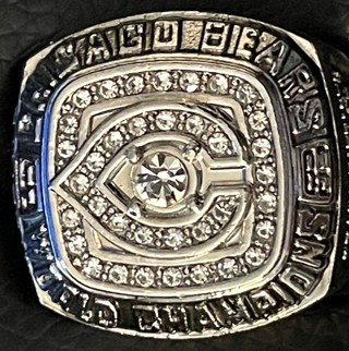 Chicago Bears NFL Championship Replica Ring Walter Payton Size 11