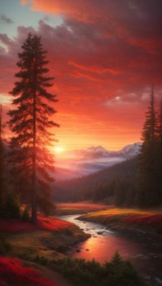 Listia Digital Collectible: Sunset In The Valley
