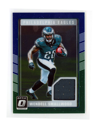 Wendell Smallwood 2016 Donruss Optic Rookie Threads Blue and Green #DRT-WS