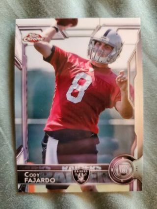 2015 Topps Chrome Rookie Cody Fajardo