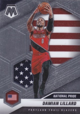 Damian Lillard 2020-21 Panini Mosaic National Pride Portland Trail Blazers