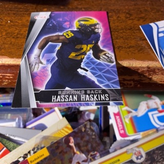 2022 sage Hassan Haskins football card 