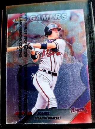 Chipper Jones 1999 Topps Finest Base Card #270