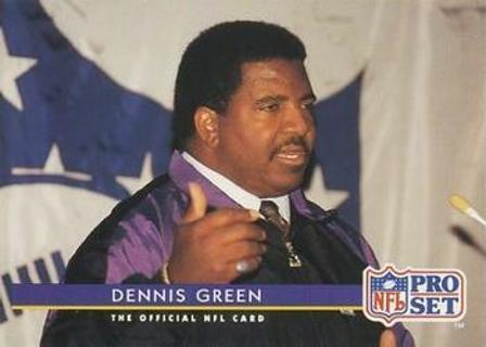 Tradingcard - NFL - 1992 Pro Set - #243 - Dennis Green HC, RC - Minnesota Vikings