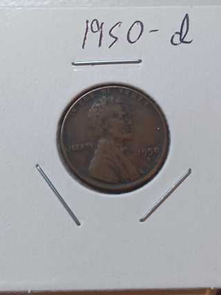 1950-D Lincoln Wheat Penny! 19