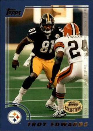 Tradingcard - NFL - 2000 Topps - Topps Collection #296 - Troy Edwards - Pittsburgh Steelers