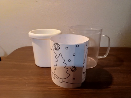 Coffee Cup Mug Customizable 8 Ounces New