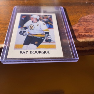 1986-87 o pee chee ldrs ray bourque hockey card 