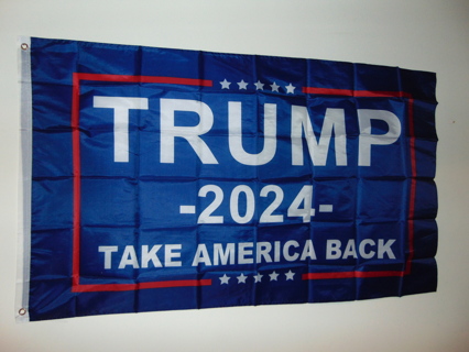 Trump 2024 TAKE AMERICA BACK  3x5 Ft Polyester Flag 