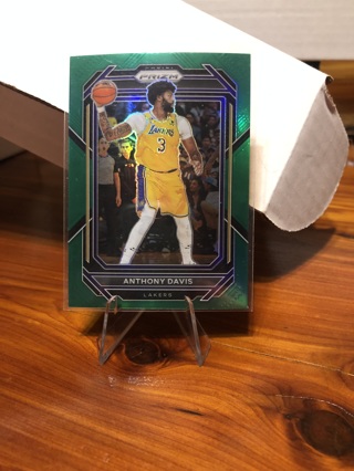 Anthony Davis 2022-23 Panini Prizm Green Prizm #122