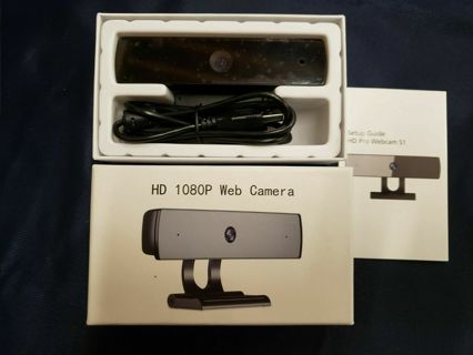 Taotuo S1Pro Webcam with Microphone, 1080P HD Streaming Computer Web Camera