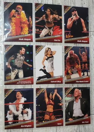 9 TNA Wrestling Cards