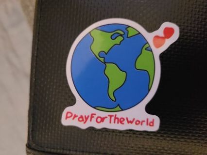 Pray For the World Sticker