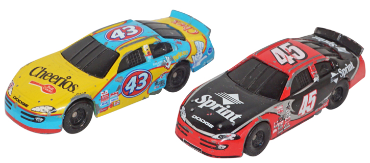 2 Pc Lot - Richard 43 + Adam 45 Petty Racing Toy 1:64 Diecast Car General Mills