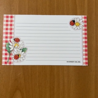 Ladybug Recipe Cards (B)