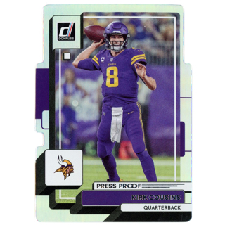 Kirk Cousins: 2022 Donruss Press Proof Silver Die-Cut #106 Kirk Cousins