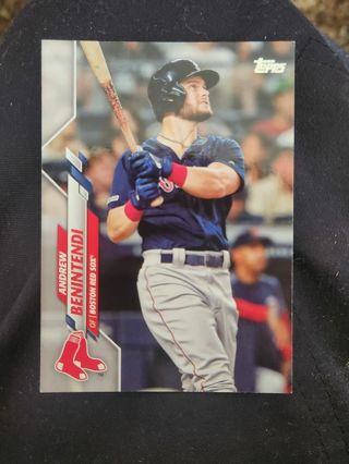 Two Boston RED Sox aBenintendi & Marzano Baseball Cards