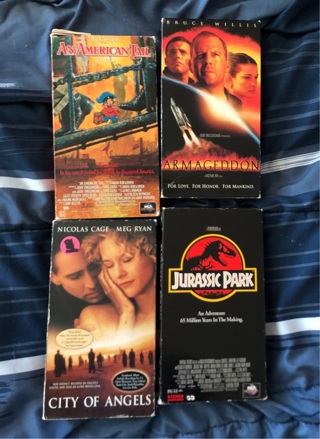 Four VHS Movie Lot