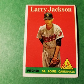 1958 - TOPPS BASEBALL CARD NO. 97 - LARRY JACKSON  - CARDINALS