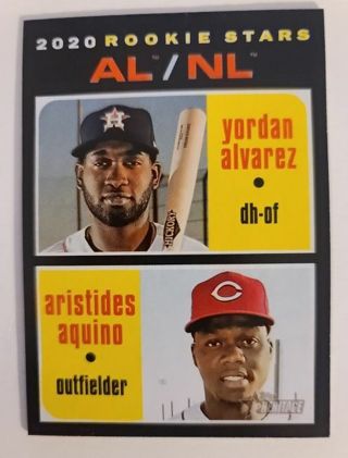 2020 Topps Heritage Yordan Alvarez rookie card