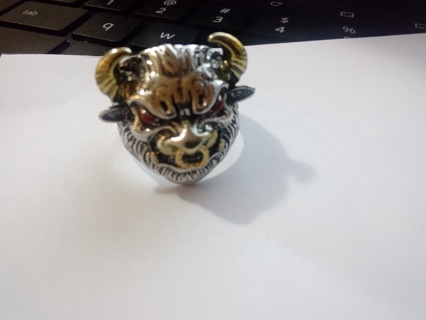 Bull with horns ring