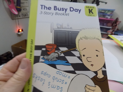 The Busy Day 3 story booklet grade K unit 4 stories for students