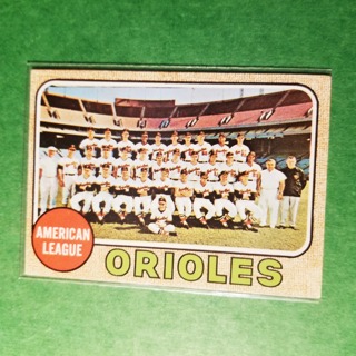 1968 - TOPPS BASEBALL CARD NO. 334 - BALRIMORE TEAM - ORIOLES