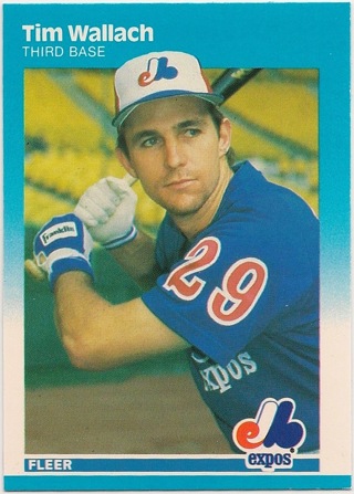 Tim Wallach 1987 Fleer Montreal Expos