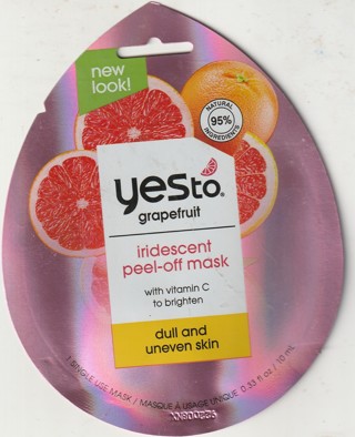 NIP Yes to Grapefruit, Iridescent peel-off mask 