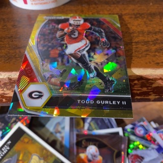 2021 panini prizm draft picks cracked ice Todd gurley ll football card 