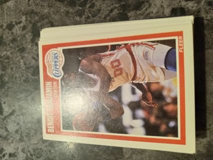 Benoit Benjamin 1989-90 Fleer Los Angeles Clippers