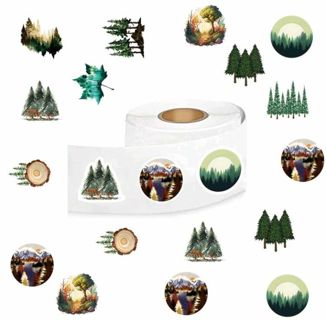 ➡️⭕(10) 1" BEAUTIFUL FOREST NATURE STICKERS!! OUTDOORS NATURE