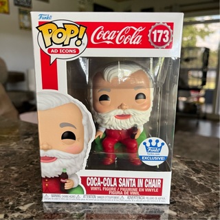 Pop Funko coca-Cola Santa in chair 173