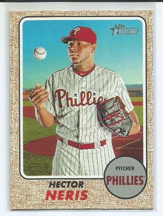 2017 Topps Heritage High Number Hector Neris #521 Phillies