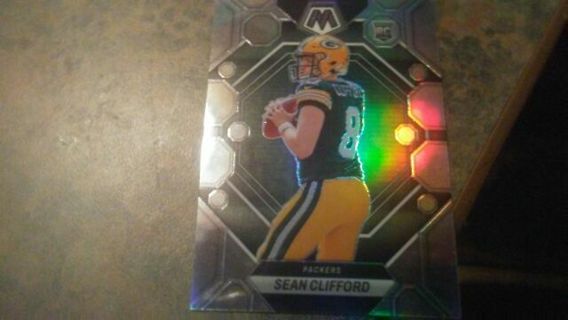 2023 PANINI MOSAIC PRIZM ROOKIE SEAN CLIFFORD GREEN BAY PACKERS FOOTBALL CARD# 361