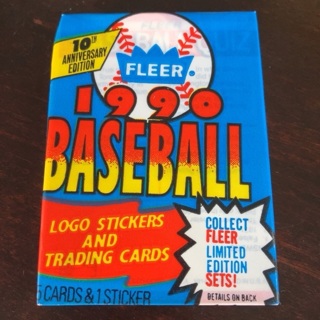 Fleer 1990 Baseball Wax Pack - Sealed / New