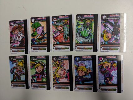 Konami Smash Stadium Cards Full Set including Rare A Card (Round 1 Coin pusher)