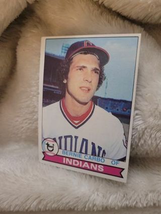 BERNIE CARBO INDIANS SPORTS CARD PLUS 2 MYSTERY CARDS