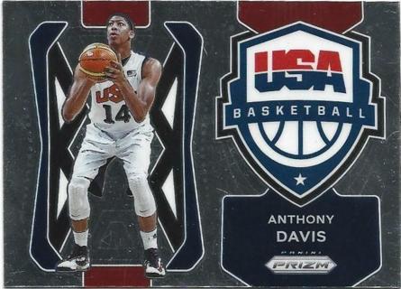 2021-22 PRIZM ANTHONY DAVIS CARD