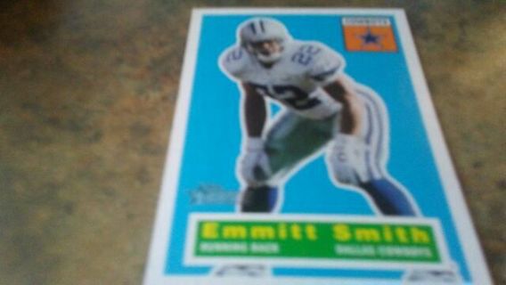 2001 TOPPS HERITAGE EMMITT SMITH DALLAS COWBOYS FOOTBALL CARD# 21 HALL OF FAMER