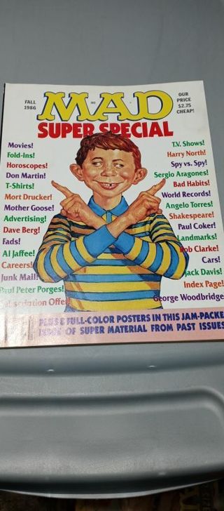MAD magazine Super Special edition Fall 1986