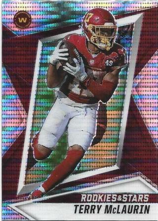 2021 ROOKIES & STARS TERRY McLAURIN SILVER PULSAR PRIZM REFRACTOR CARD