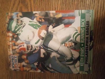 Keith Byars 1991 Pro Set Philadelphia Eagles