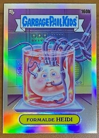 2023 Garbage Pail Kids Chrome - Formalde Heidi #160b REFRACTOR Chrome Series 4